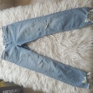 H&M High Waist Skinny Ankle Jeans NWT Size 29 Distressed